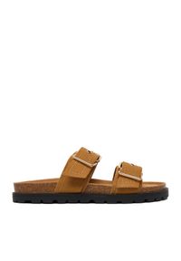 DeeZee Klapki CEO-HSCB25230318-2 Brązowy. Kolor: brązowy. Materiał: materiał #1