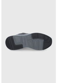Calvin Klein Buty kolor czarny. Nosek buta: okrągły. Zapięcie: sznurówki. Kolor: czarny. Materiał: guma. Obcas: na obcasie. Wysokość obcasa: niski #4