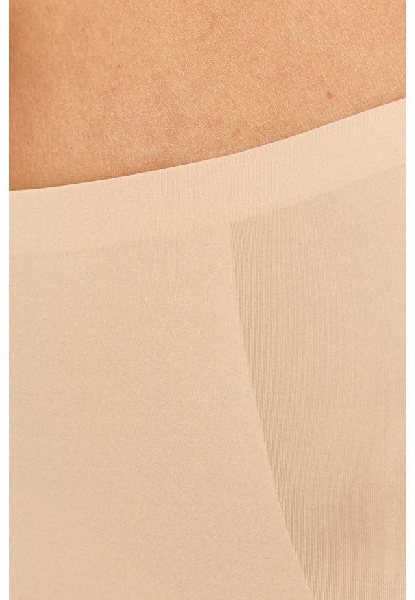 Spanx - Szorty modelujące Thinstincts Targeted. Kolor: beżowy. Materiał: materiał, satyna. Wzór: ze splotem