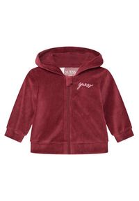 Guess Komplet dresowy H5BW07 KAVN4 Bordowy Regular Fit. Kolor: czerwony. Materiał: bawełna #6