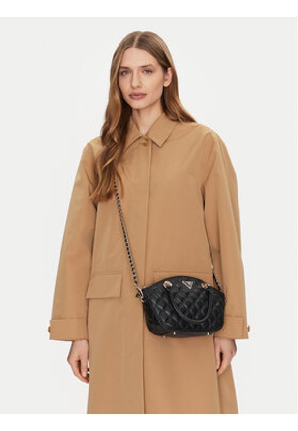 Guess Torebka HWQG87 48760 Czarny. Kolor: czarny. Materiał: skórzane