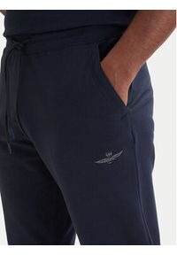 Aeronautica Militare Spodnie dresowe 261PF0872UF00459 Granatowy Regular Fit. Kolor: niebieski. Materiał: bawełna #4