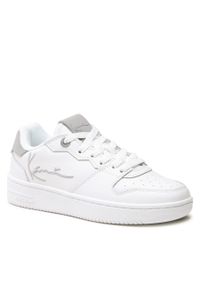 Sneakersy Karl Kani Kani 89 Low Logo 1180918 White/Grey. Kolor: biały. Materiał: skóra