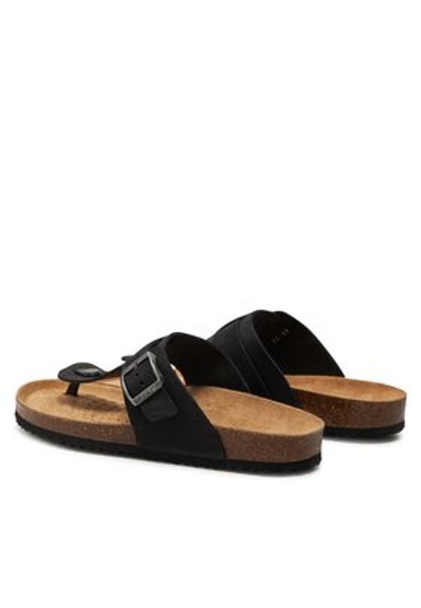 Geox Japonki U Sandal Ghita D U159VD 00032 C9999 Czarny. Kolor: czarny. Materiał: skóra, nubuk