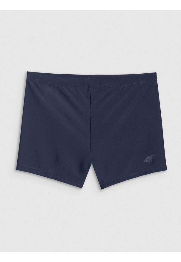 4f - 4F Kąpielówki męskie - granatowe XXL. Kolor: niebieski. Materiał: materiał, elastan, syntetyk. Wzór: jednolity