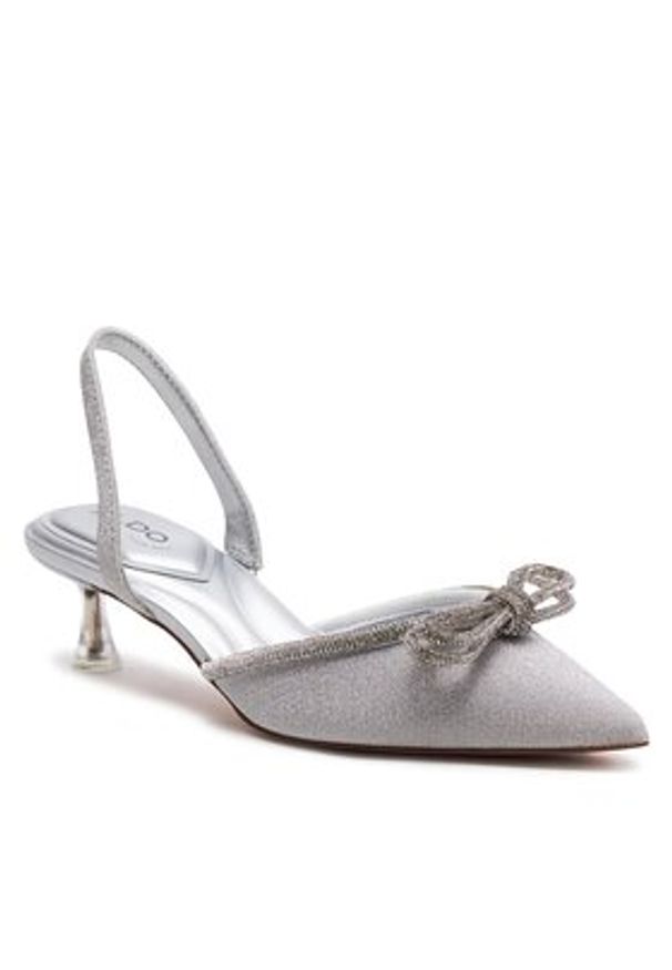 Aldo Sandały Boucletta 13710831 Srebrny. Kolor: srebrny. Materiał: skóra