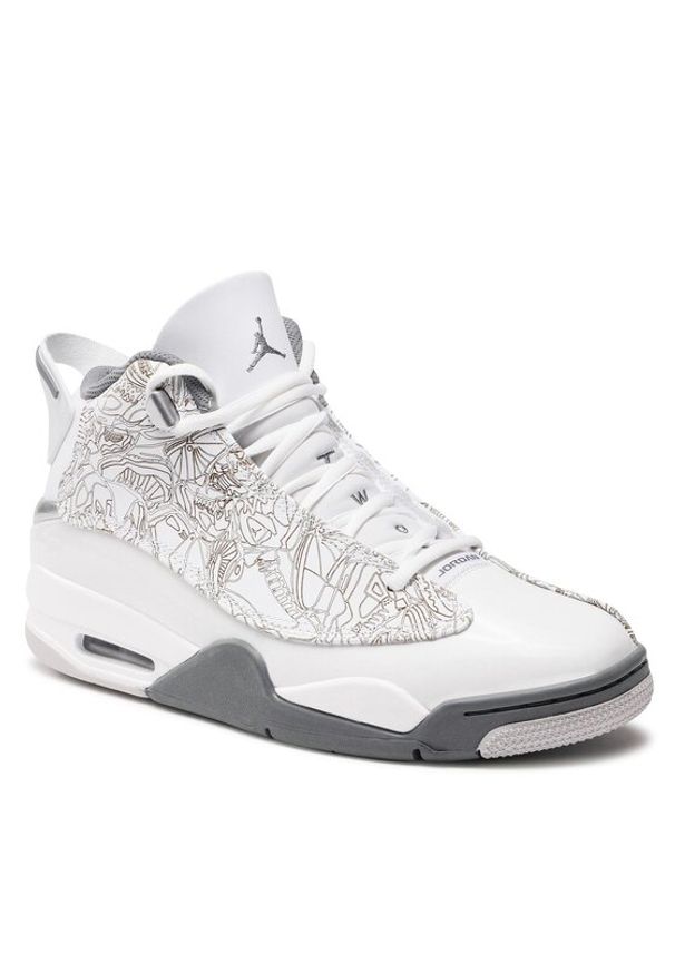 Nike Buty Air Jordan Dub Zero 311046 107 Biały. Kolor: biały. Materiał: skóra, lakier. Model: Nike Air Jordan