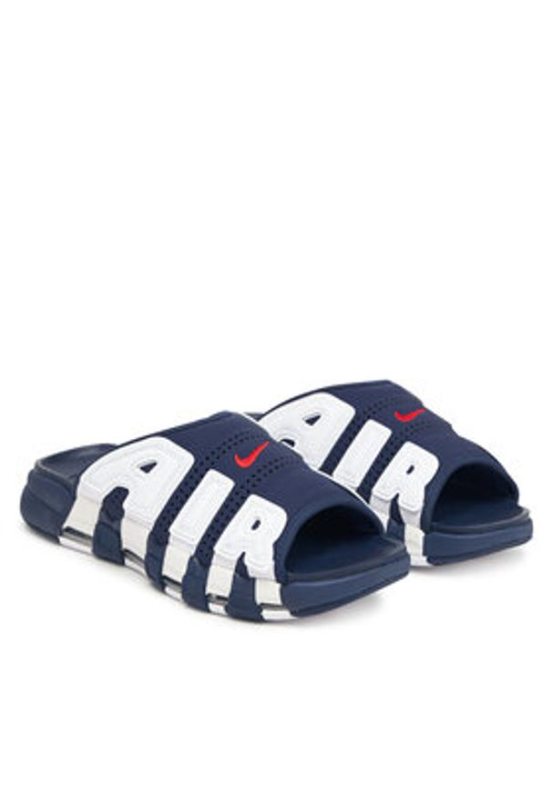 Nike Klapki Air More Uptempo Slide FQ8699 400 Granatowy. Kolor: niebieski. Materiał: materiał