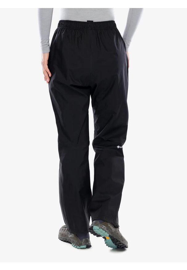Spodnie przeciwdeszczowe damskie Montane Phase Pants. Kolor: czarny. Sezon: lato. Sport: turystyka piesza