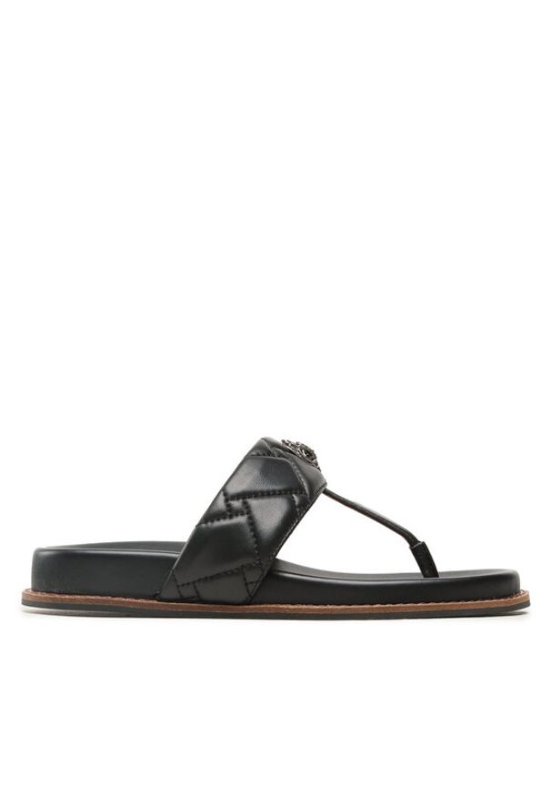 Kurt Geiger Japonki Kensington T-Bar Chunky 9819900109 Czarny. Kolor: czarny. Materiał: skóra