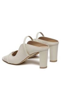 MALONE SOULIERS Klapki Norah 70-157 Écru. Materiał: skóra #7