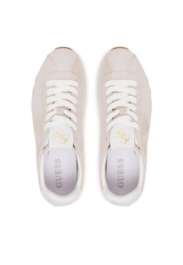 Guess Sneakersy FLPTH3 SUE12 Różowy. Kolor: różowy. Materiał: skóra, zamsz