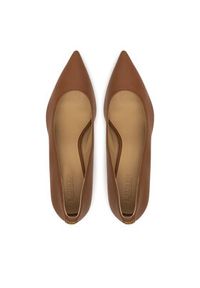 Lauren Ralph Lauren - LAUREN RALPH LAUREN Szpilki Lanette 802972023002 Brązowy. Kolor: brązowy. Materiał: skóra. Obcas: na szpilce