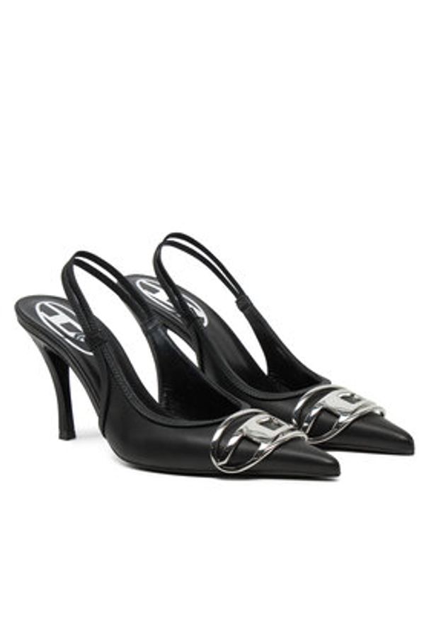 Diesel Szpilki D-Venus Sb Y02985 PR818 T8013 Czarny. Kolor: czarny. Materiał: materiał. Obcas: na szpilce