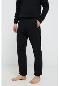 Marc O'Polo Spodnie bawełniane męskie kolor czarny gładkie. Kolor: czarny. Materiał: bawełna. Wzór: gładki #1