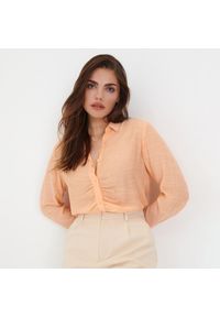 Sinsay - Koszula - Pomarańczowy. Kolor: pomarańczowy