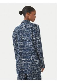 TOMMY HILFIGER - Tommy Hilfiger Koszula WW0WW44679 Granatowy Regular Fit. Kolor: niebieski. Materiał: len #2