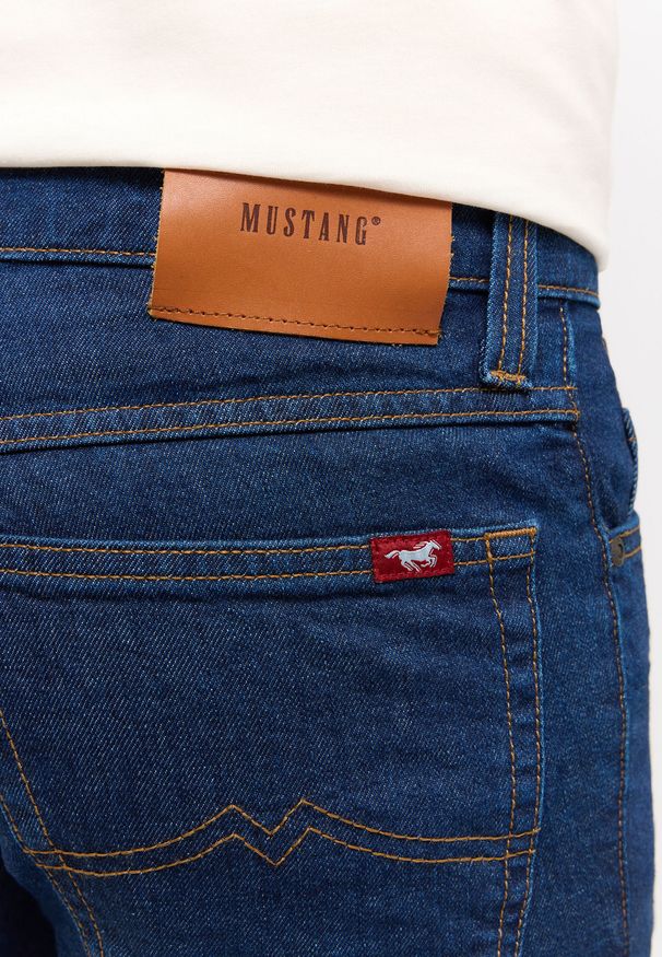Mustang - MUSTANG TRAMPER STRAIGHT MĘSKIE SPODNIE JEANSOWE JEANS DENIM BLUE 1014871 5000 900