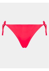 Calvin Klein Swimwear Dół od bikini KW0KW02508 Czerwony. Kolor: czerwony. Materiał: syntetyk