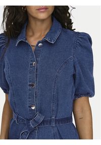 only - ONLY Sukienka jeansowa Vibbe 15304123 Niebieski Regular Fit. Kolor: niebieski. Materiał: bawełna #5