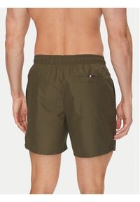 TOMMY HILFIGER - Tommy Hilfiger Szorty kąpielowe UM0UM03258 Zielony Regular Fit. Kolor: zielony. Materiał: syntetyk #3