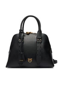 Pinko - PINKO Torebka Bowling Bag Medium AI 25-26 PLTT 105906 A0QO Czarny. Kolor: czarny. Materiał: skórzane #4