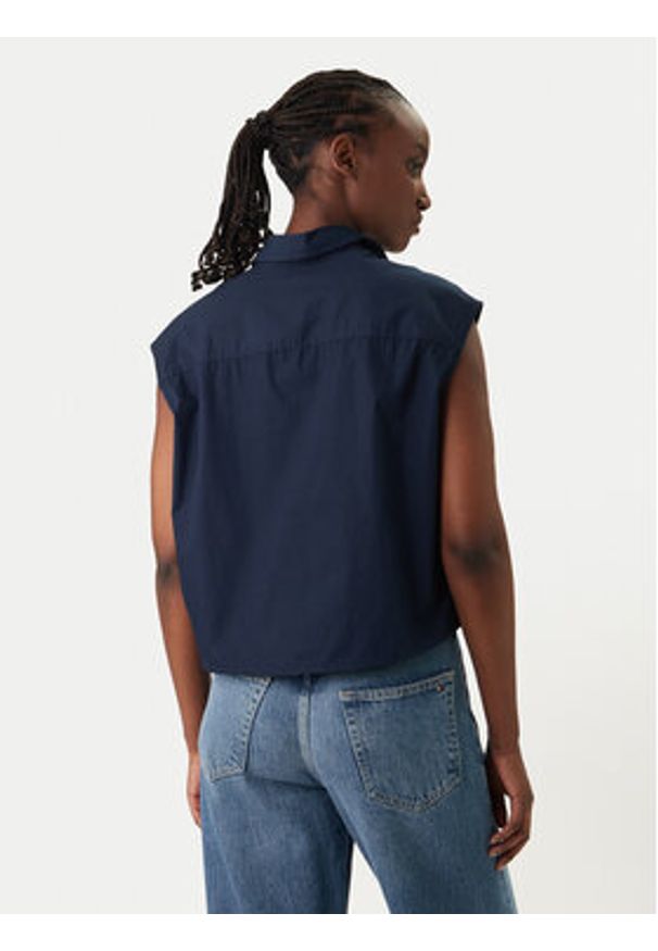 Tommy Jeans Koszula DW0DW22212 Granatowy Regular Fit. Kolor: niebieski. Materiał: bawełna