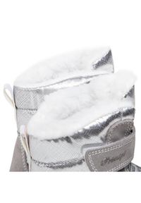 Primigi Śniegowce GORE-TEX 8382300 D Srebrny. Kolor: srebrny. Materiał: zamsz, skóra #4