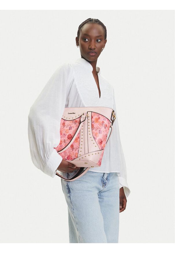 Laura Vita Torebka Amber 02 Różowy. Kolor: różowy. Materiał: skórzane