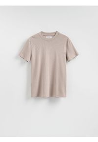 Reserved - T-shirt slim fit - jasnoszary. Kolor: szary. Materiał: bawełna, dzianina #1