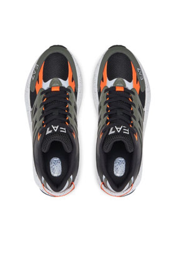 EA7 Emporio Armani Sneakersy X8X194 XK408 U253 Khaki. Kolor: brązowy. Materiał: materiał