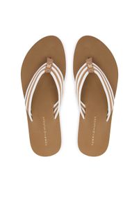 TOMMY HILFIGER - Tommy Hilfiger Japonki FW0FW09196 Beżowy jasny. Kolor: beżowy. Materiał: syntetyk #1