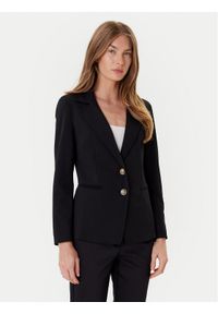 Marella Marynarka Debutto 2523916034 Czarny Regular Fit. Kolor: czarny. Materiał: syntetyk