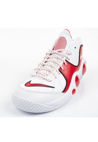 Buty Nike Air Zoom M DX1165 100 białe. Kolor: biały. Materiał: skóra. Szerokość cholewki: normalna. Model: Nike Zoom #5