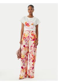 LOLA CASADEMUNT T-Shirt LS2615010 Biały Regular Fit. Kolor: biały. Materiał: bawełna #4