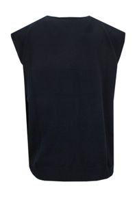 Max Sheldon - Kamizelka Granatowo-Czerwona, Bezrękawnik, Dekolt w Serek (V-neck), Męska -MAX SHELDON. Okazja: na co dzień. Typ kołnierza: dekolt w serek. Kolor: czerwony, niebieski, wielokolorowy. Materiał: akryl, bawełna. Długość rękawa: bez rękawów. Sezon: zima, jesień. Styl: klasyczny, casual, elegancki #2