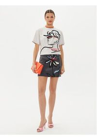 Desigual T-Shirt Dalton 24WWTKX7 Écru Relaxed Fit. Materiał: bawełna #3