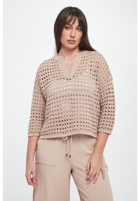 Joseph Ribkoff - Sweter damski ażurowy JOSEPH RIBKOFF. Wzór: ażurowy #1