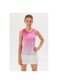 ROUGH RADICAL - Damska koszulka biegowa Rough Radical Support Singlet Women. Kolor: różowy