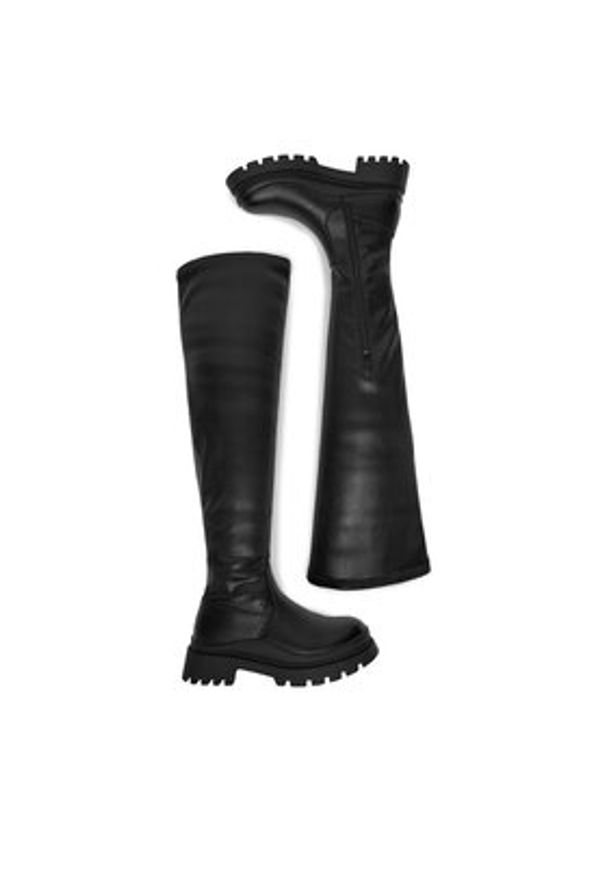 DeeZee Muszkieterki 5650-1 Czarny. Kolor: czarny. Materiał: syntetyk, materiał