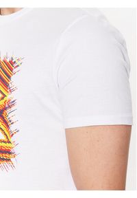Diadora T-Shirt Ss Frieze 102.179313 Biały Regular Fit. Kolor: biały. Materiał: bawełna