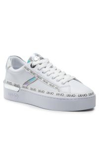 Sneakersy Liu Jo Silvia 66 BF2003 PX306 Perlescent S1959. Kolor: biały. Materiał: skóra #1