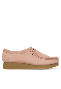 Clarks Półbuty WallabeeEVOSh 26186342 Różowy. Kolor: różowy. Materiał: skóra, zamsz #1