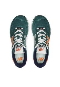 New Balance Sneakersy U574DI2 Zielony. Kolor: zielony. Materiał: zamsz, skóra. Model: New Balance 574 #4