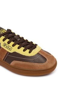 Polo Ralph Lauren Sneakersy 804P04920001 Brązowy. Kolor: brązowy. Materiał: zamsz, skóra #5