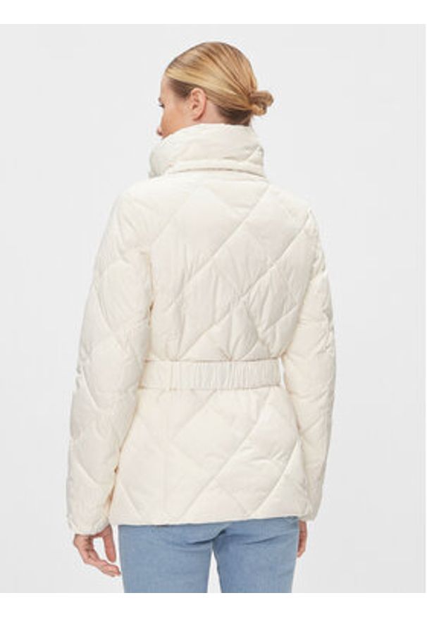 TOMMY HILFIGER - Tommy Hilfiger Kurtka zimowa WW0WW40327 Écru Regular Fit. Materiał: syntetyk. Sezon: zima