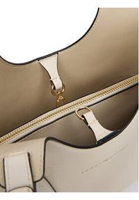 TOMMY HILFIGER - Tommy Hilfiger Torebka Th Modern Mini Tote AW0AW18617 Beżowy. Kolor: beżowy. Materiał: skórzane #3