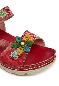 Laura Vita Sandały Dorry 21 Czerwony. Kolor: czerwony. Materiał: skóra #5