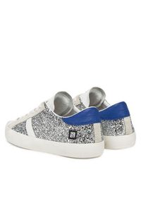 D.A.T.E. Sneakersy Hill Low W421-HL-GL Srebrny. Kolor: srebrny. Materiał: skóra #5