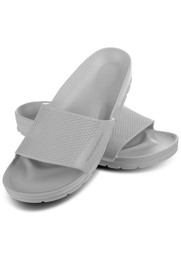 Klapki basenowe unisex Aqua Speed Oslo. Kolor: wielokolorowy, szary, fioletowy. Styl: sportowy